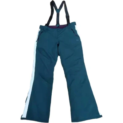 Pantalones de esquí para mujer con logotipo personalizado, transpirables, resistentes al viento, impermeables, para nieve al aire libre, invierno de alta calidad