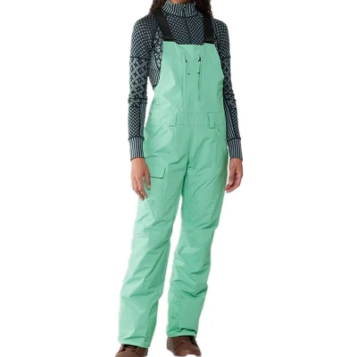 Baberos de nieve de invierno para mujer, monos de snowboard con aislamiento impermeable, pantalones de esquí Ripstop