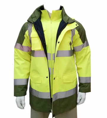Ropa de abrigo de invierno Chaqueta de trabajo de seguridad para hombre Ropa de seguridad Chaquetas de trabajo reflectantes