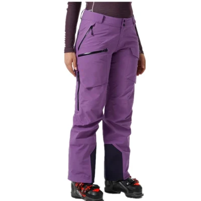 Pantalones Softshell para mujer Pantalones cargo impermeables Pantalones de senderismo para esquí y nieve a prueba de viento